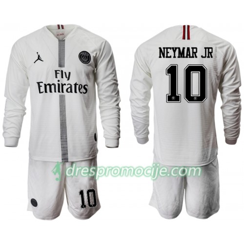 Paris Saint-Germain Dres NEYMAR JR 10 Jodan Bijela Dječji Treći 2018/19 Dugim Rukavima Paris Saint-Germain Dres NEYMAR JR 10 Jodan Bijela Dječji Treći 2018/19 Dugim Rukavima